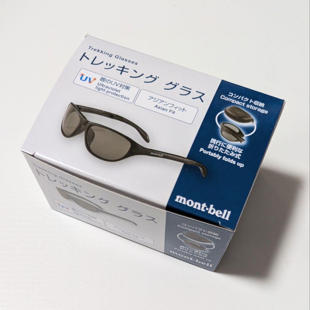 【新品未使用】 モンベル トレッキンググラス サングラス BK/GY