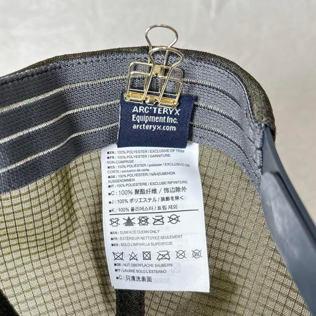 【美品】ARC'TERYX キャップ HEXAGONAL TRUCKER HAT