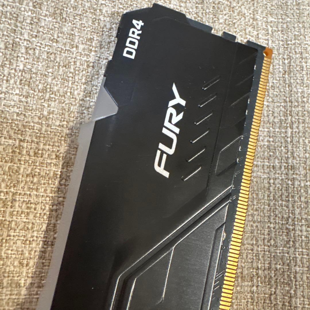 KingstonメモリHyperX FURY DDR4 8GB×2枚　動作未確認