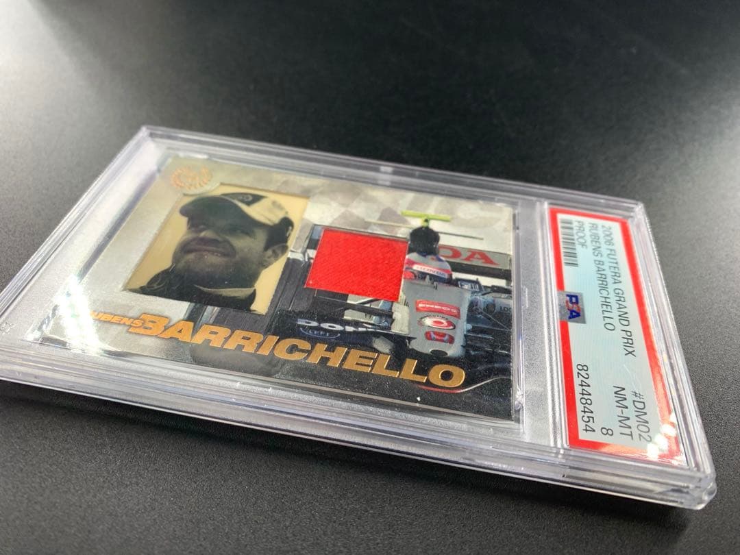 ルーベンス バリチェロ（ジャージ） F1カード PSA8
