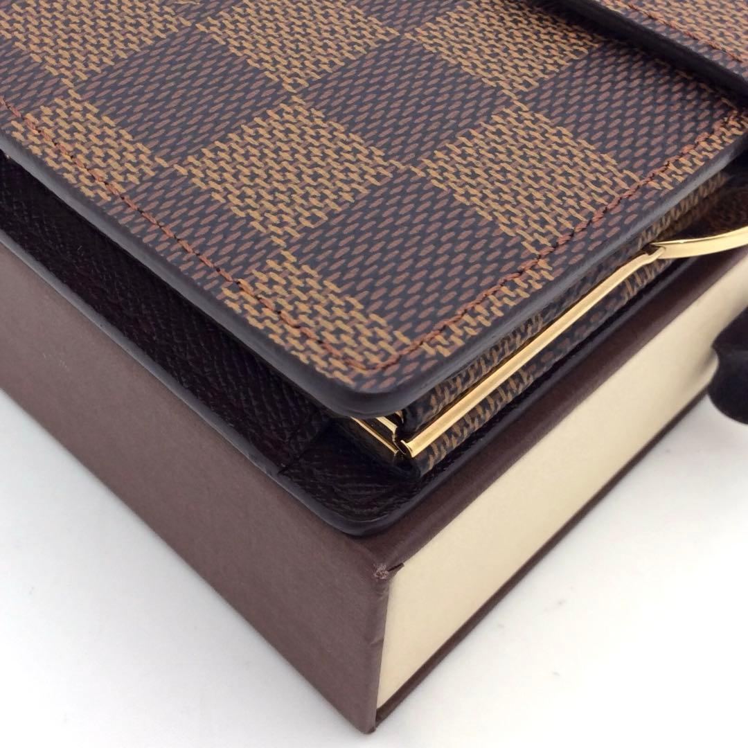 ルイヴィトン ダミエ がま口財布 ヴィエノワ Louis Vuitton