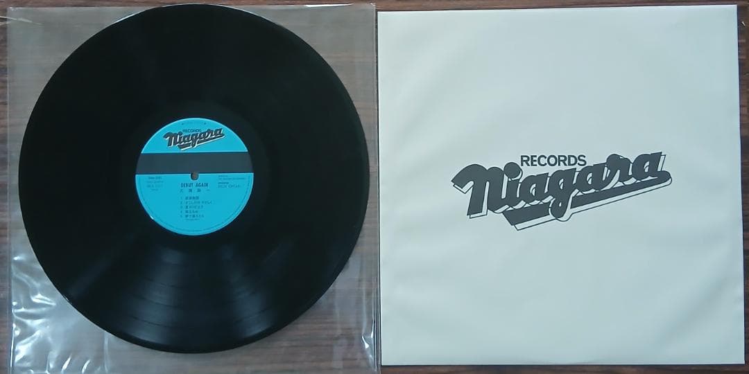 大滝詠一 Debut Again デビュー・アゲン ステッカー付　帯付きLP
