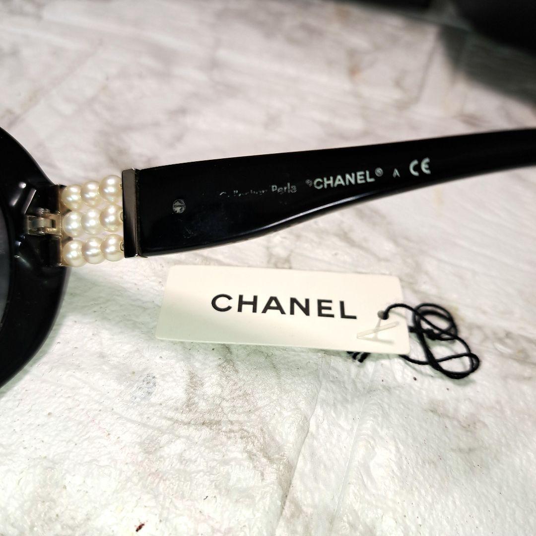 ✨️美品✨️人気✨️CHANEL サングラス パール ブラック 専用ケース付き
