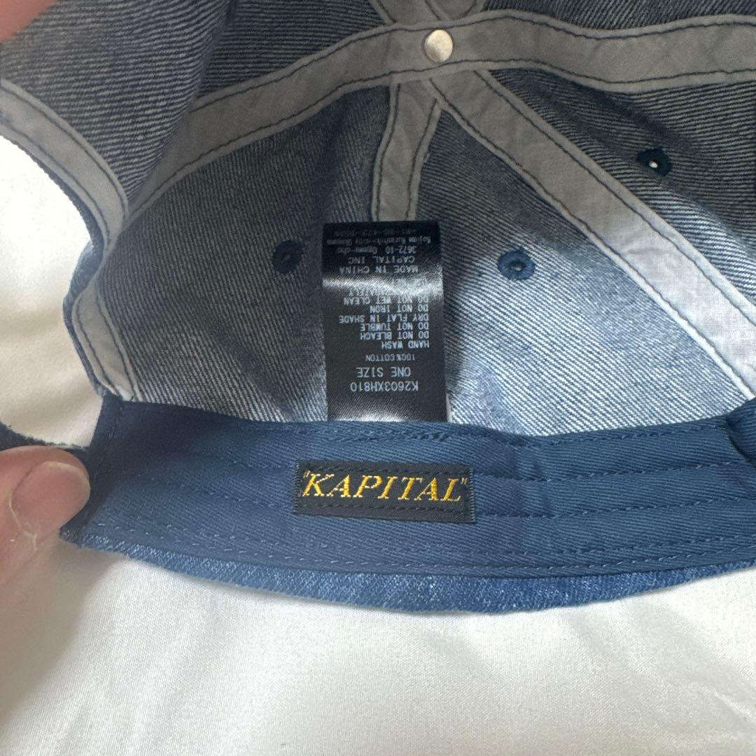 kapital キャピタル ノベルティ 大阪店 キャップ 新品未使用 デニム
