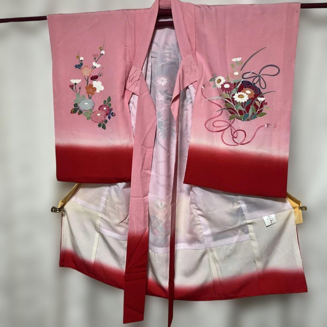 紋付き　お宮参り　美品　女の子　祝い着　正絹