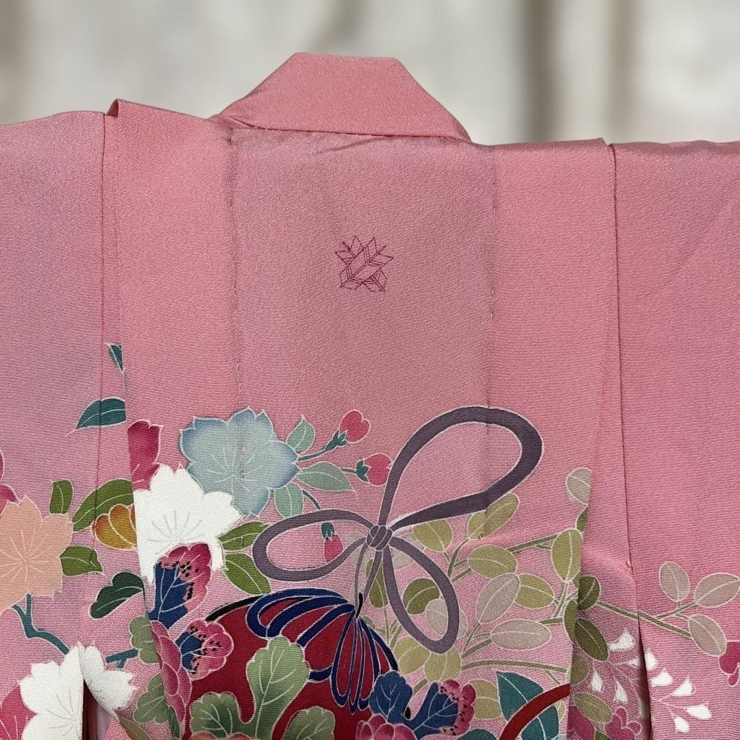 紋付き　お宮参り　美品　女の子　祝い着　正絹
