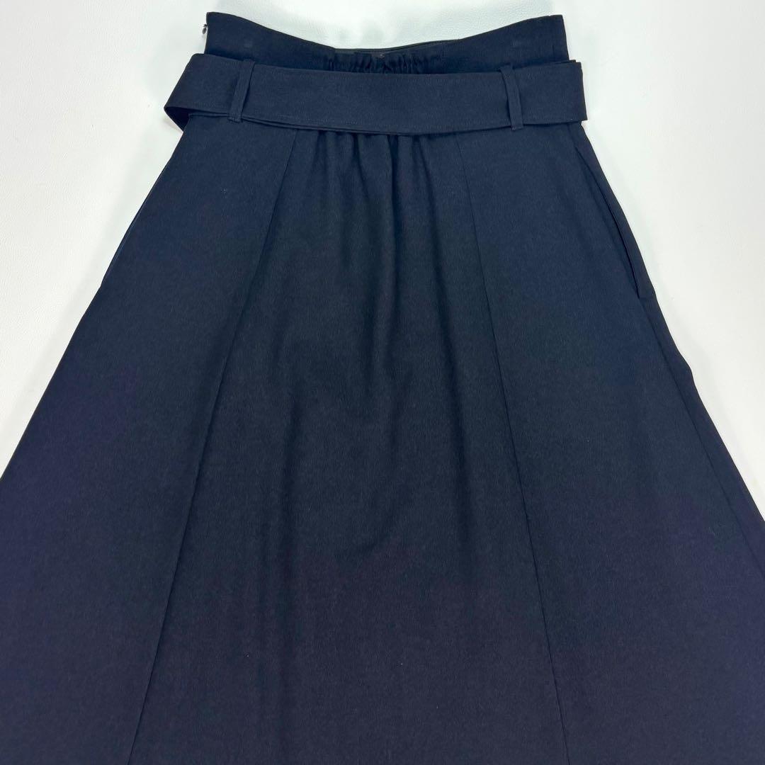 美品✨ブルーレーベルクレストブリッジ Aライン ロングスカート チェック36