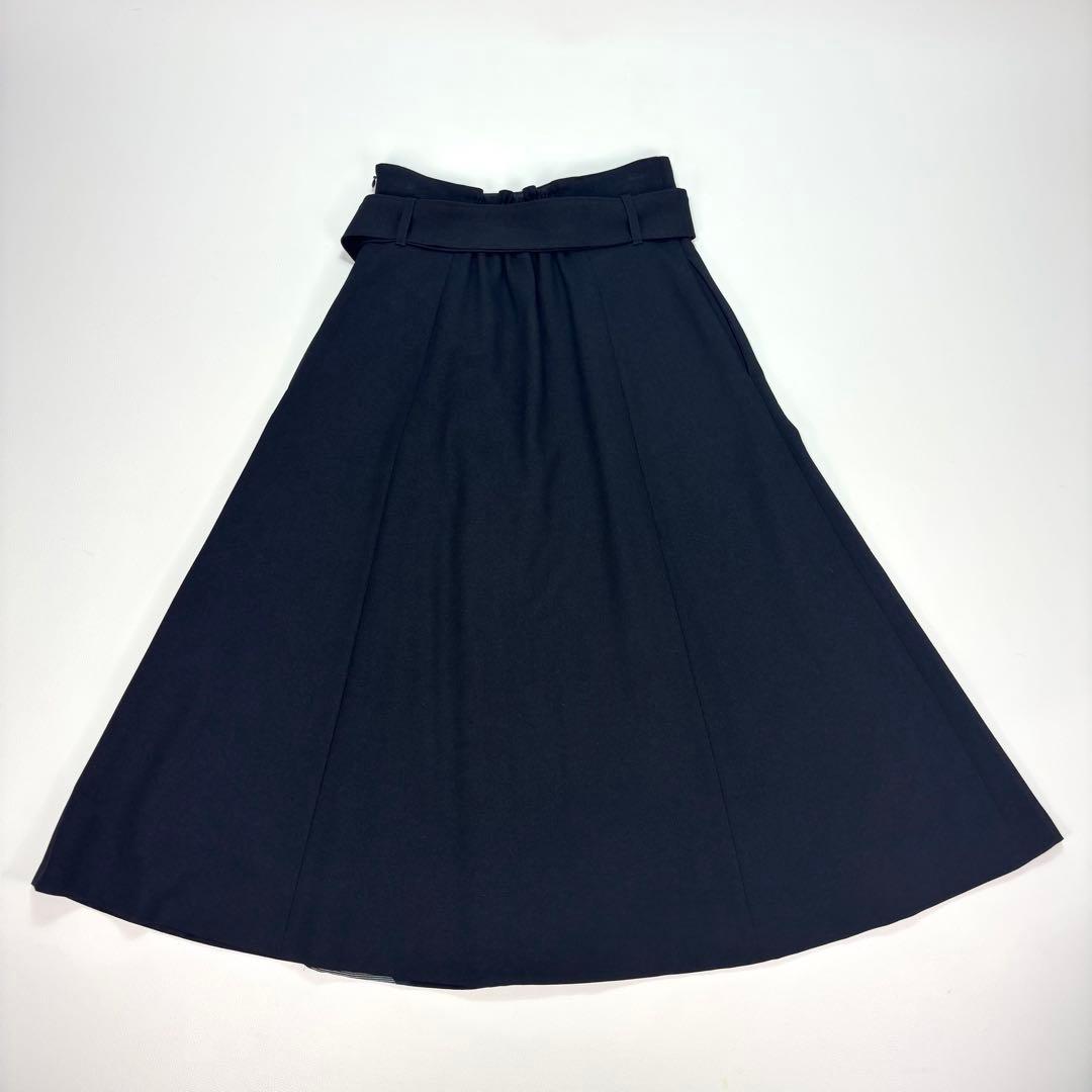 美品✨ブルーレーベルクレストブリッジ Aライン ロングスカート チェック36