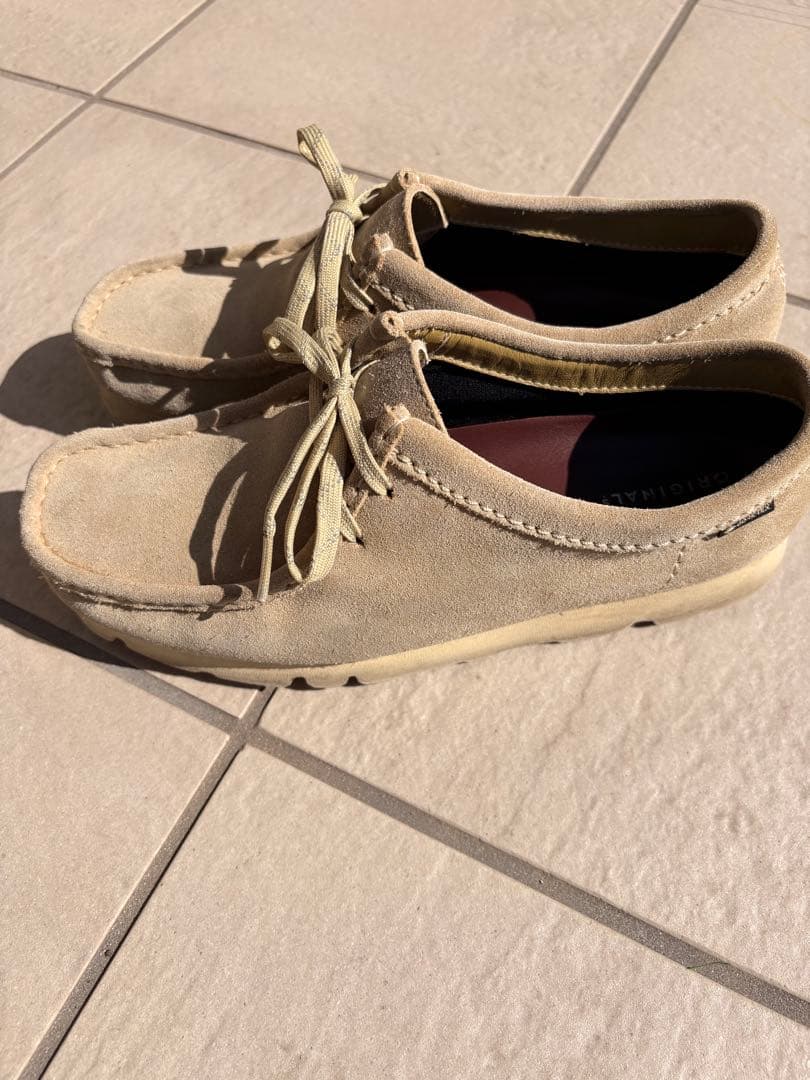 クラークス　ワラビー　メープルスウェード　GORE-TEX