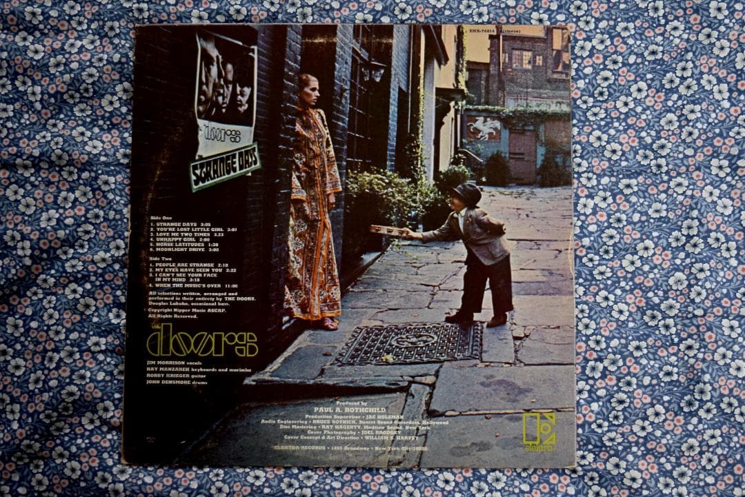美盤 USオリジナル 手書マトドアーズ Doors Strange Days