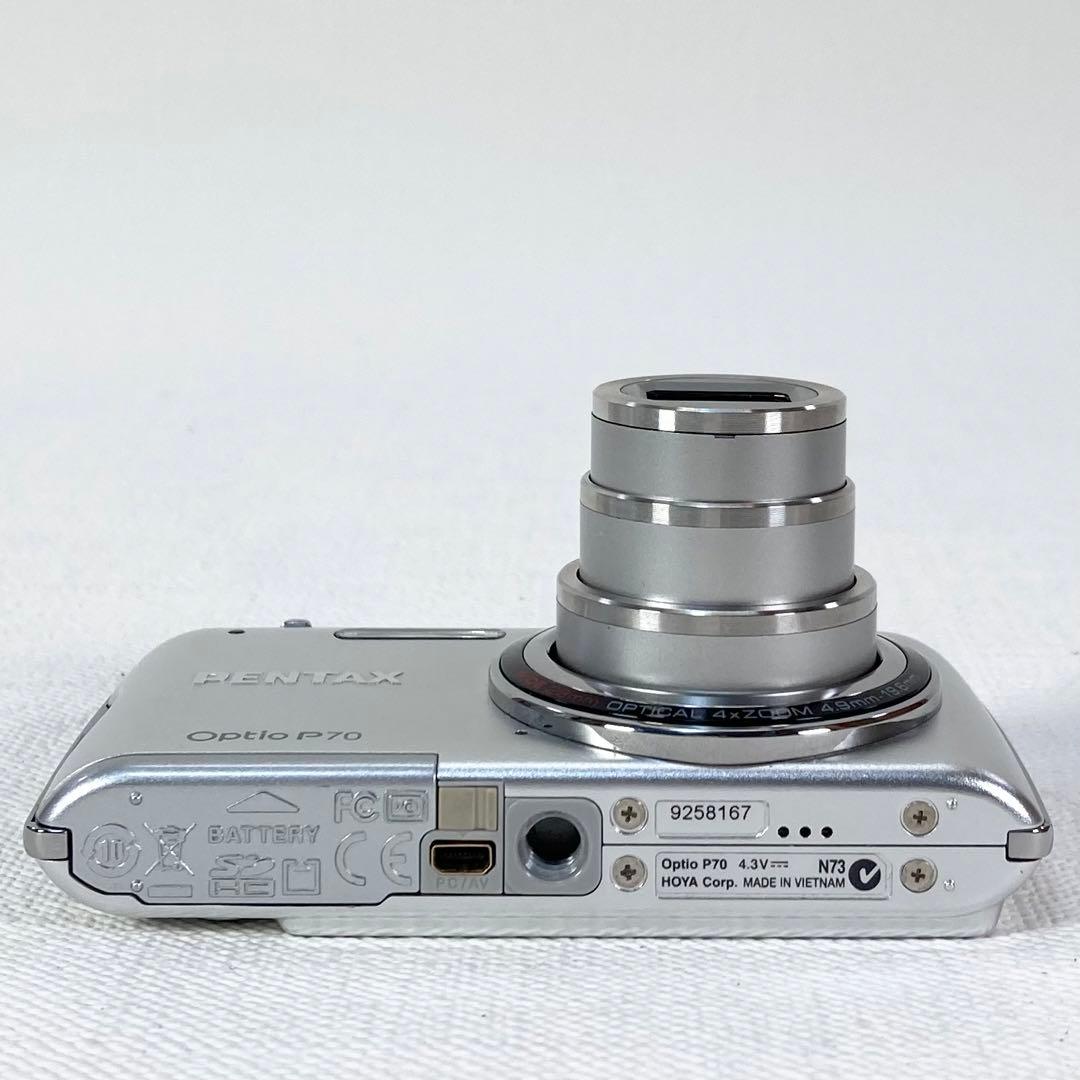 スマホ転送OK 動作品 PENTAX Optio P70 オールド コンデジ