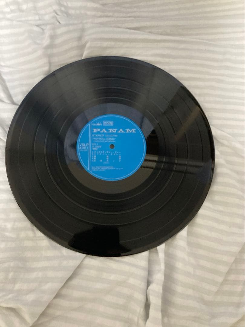 細野晴臣　TROPICAL DANDY LP 帯、ライナーノーツ付き