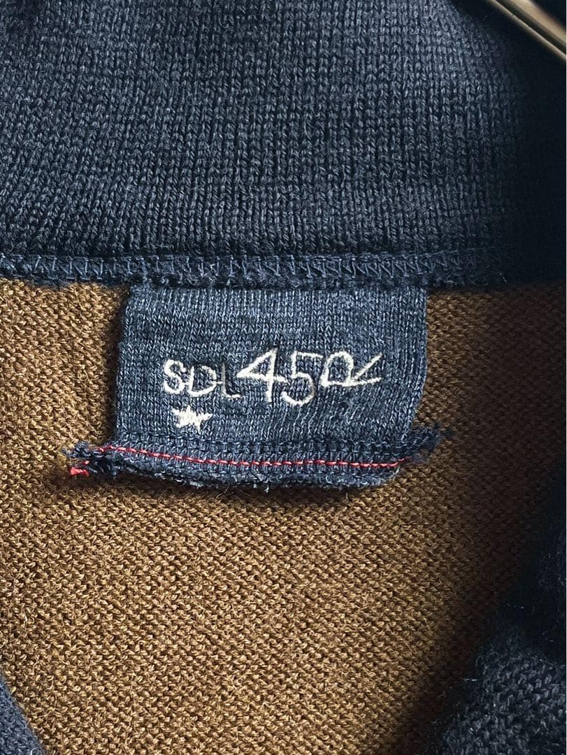 美品【45R】近年 22AW 度詰USモーの908ニットソーカーディガン