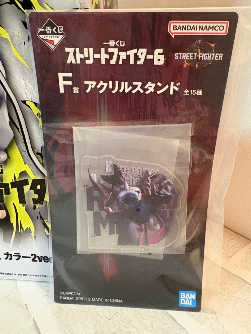 一番くじ　ストリートファイター6　B賞　ジュリ　カラー2ver. アクスタ付き
