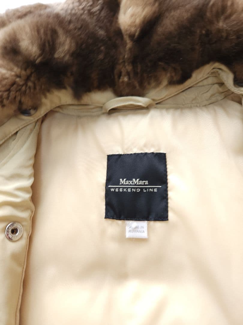 MaxMara 美品 最高級ダウンコート リアルファー着脱可能 26万
