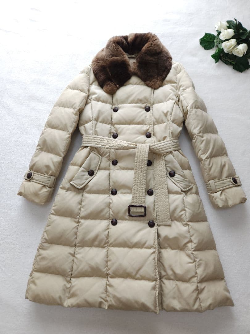 MaxMara 美品 最高級ダウンコート リアルファー着脱可能 26万