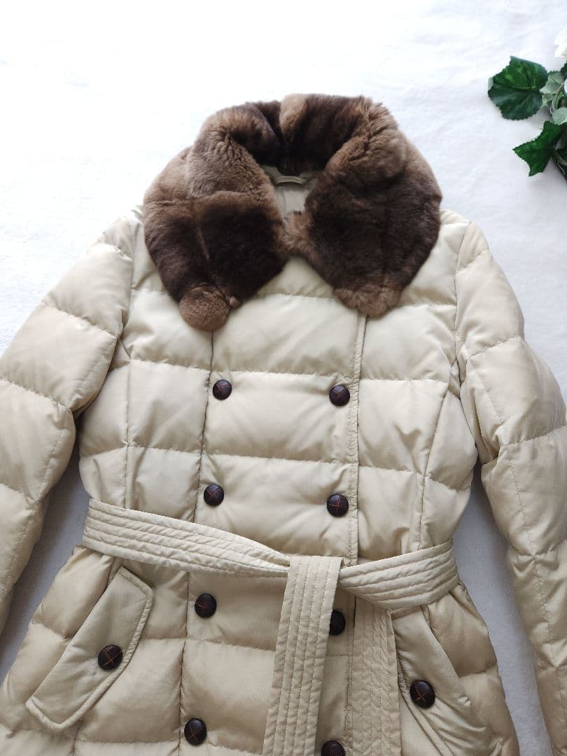 MaxMara 美品 最高級ダウンコート リアルファー着脱可能 26万