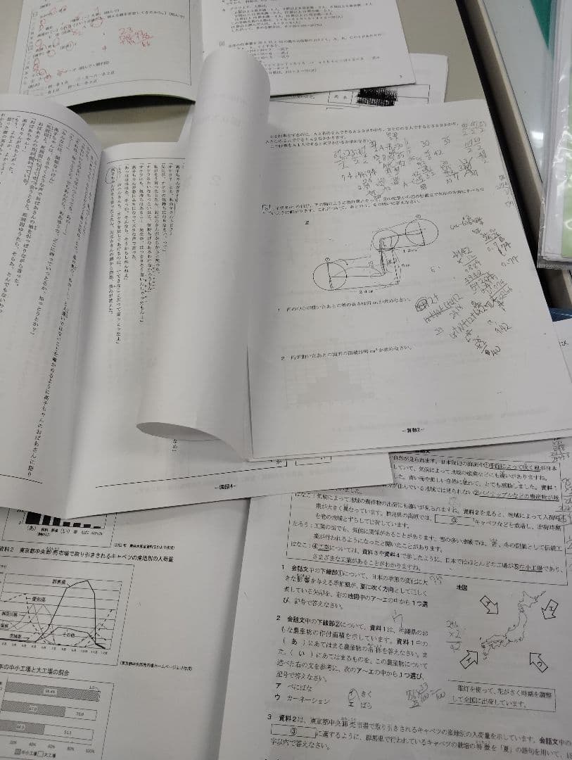【Gao2018】第1回第2回 国立大附属中　模試●一部欠けあり●他2点