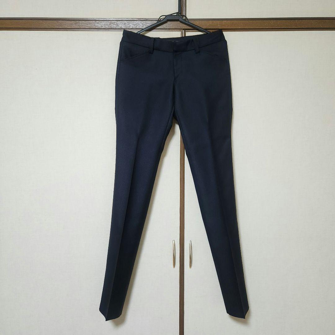 5351 POUR LES HOMMES バーズアイセットアップNAVY裾未処理