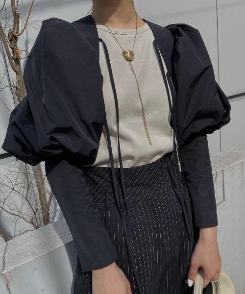 トップス Ameri VOLUME SLEEVE BOLERO