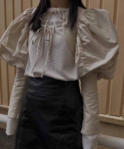 トップス Ameri VOLUME SLEEVE BOLERO