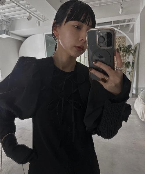 トップス Ameri VOLUME SLEEVE BOLERO