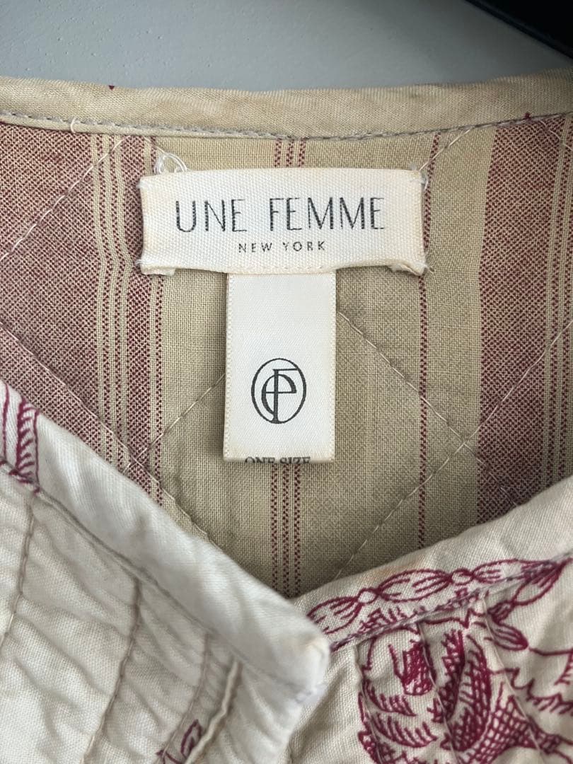 Une Femme New York ビンテージ キルティングコート