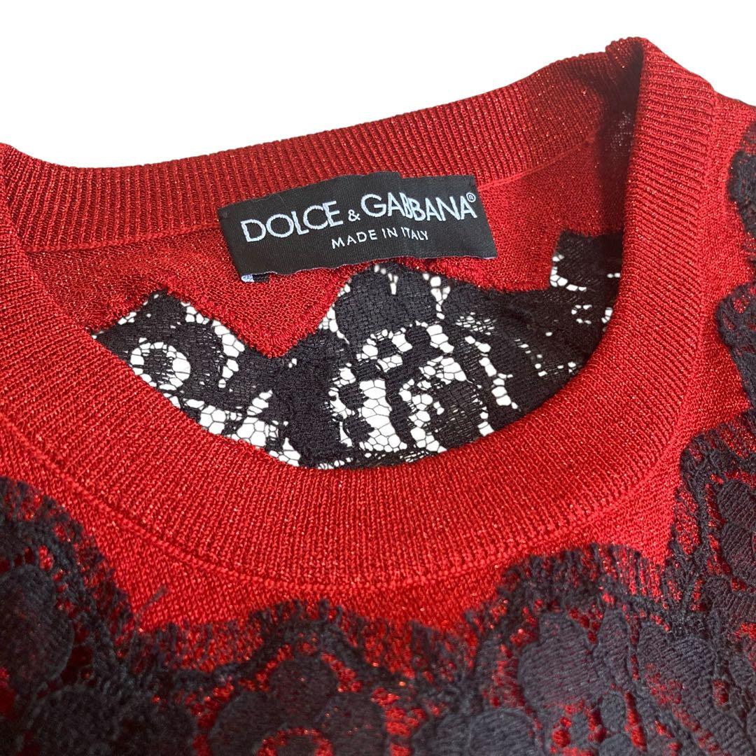 ドルチェアンドガッバーナ/アンサンブル/カーディガン/刺繍/レース/ラメ糸