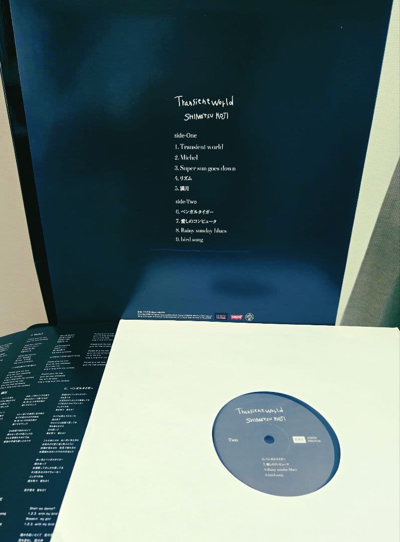 オマケ付き!下津光史Transient world レコード LP　入手困難!