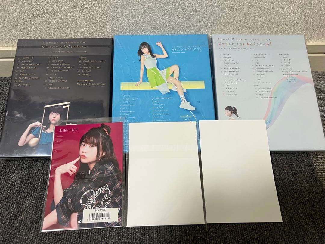 水瀬いのり Blu-ray 3点セット+ポストカード付