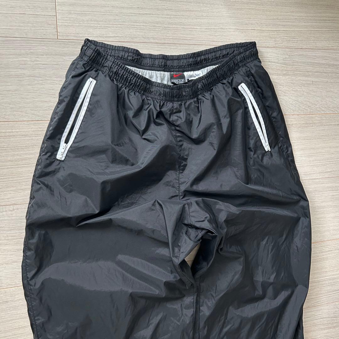 レア　NIKE 90s teamタグ　サイドジップ　ナイロンパンツ　テック