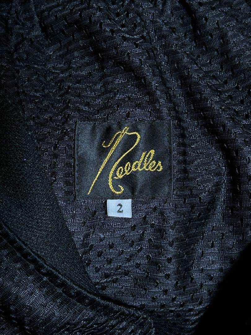 【Needles】H.D.TRACK PANTS BLACK×PURPLE