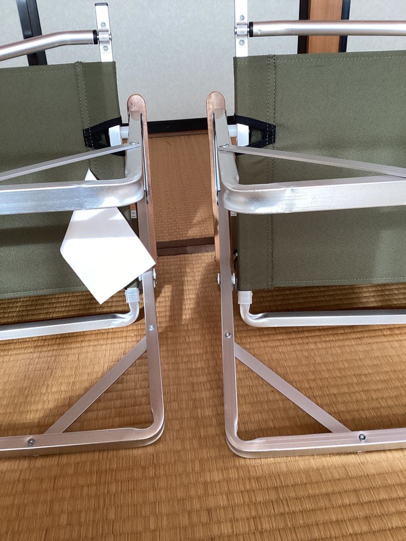 【専用】【美品】　コールマン　オリーブグリーン 折りたたみチェア 2脚セット