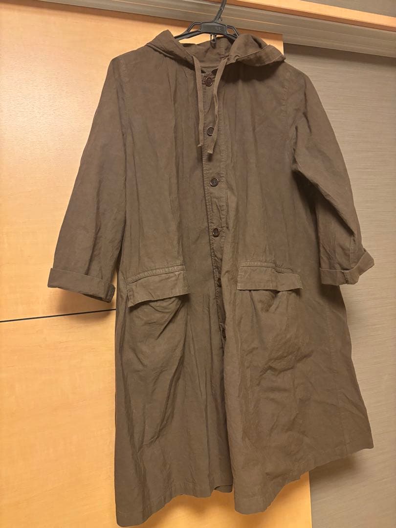 最終価格15日まで。nest Robe フード付きロングジャケット