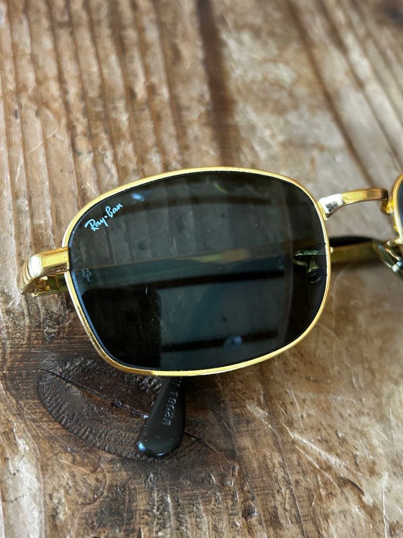 Ray-Ban レイバン サングラス スクエア ゴールドフレーム