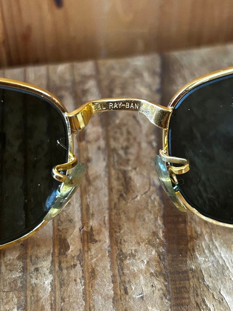 Ray-Ban レイバン サングラス スクエア ゴールドフレーム