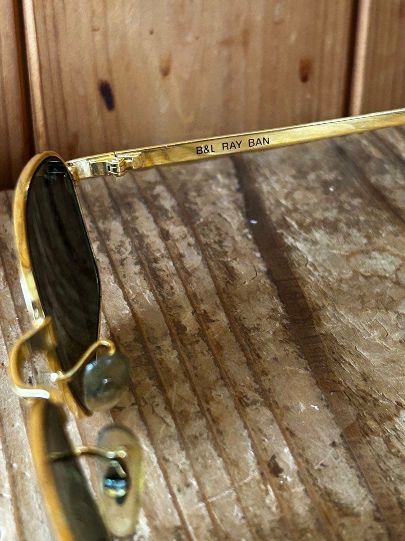 Ray-Ban レイバン サングラス スクエア ゴールドフレーム