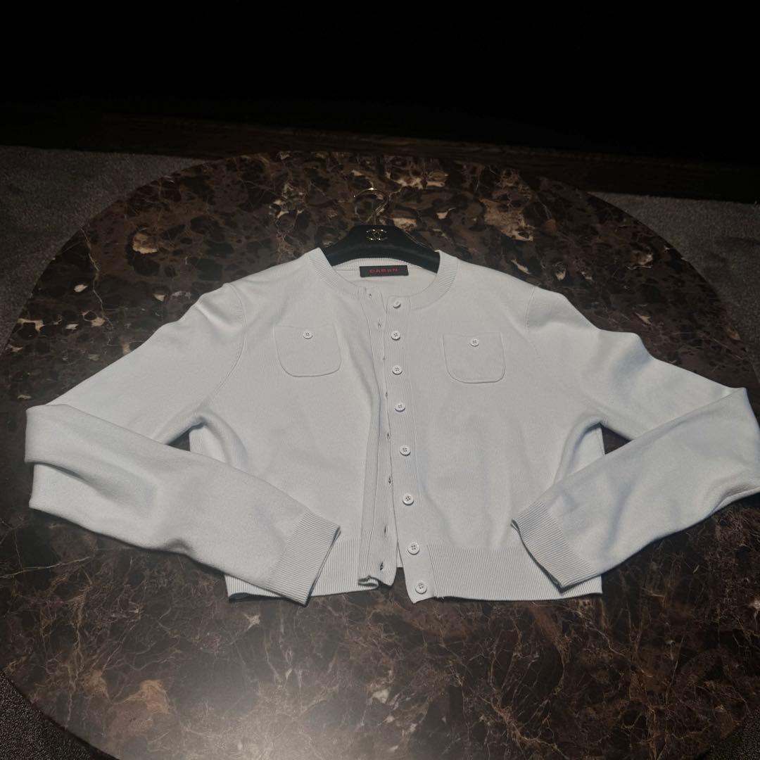 【完売カラー♡】caban コットンカシミヤクルーネックカーディガン