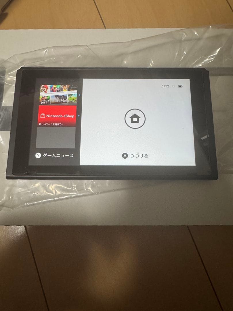 【動作確認済み】Nintendo Switch 本体 グレー(SDカードなし)