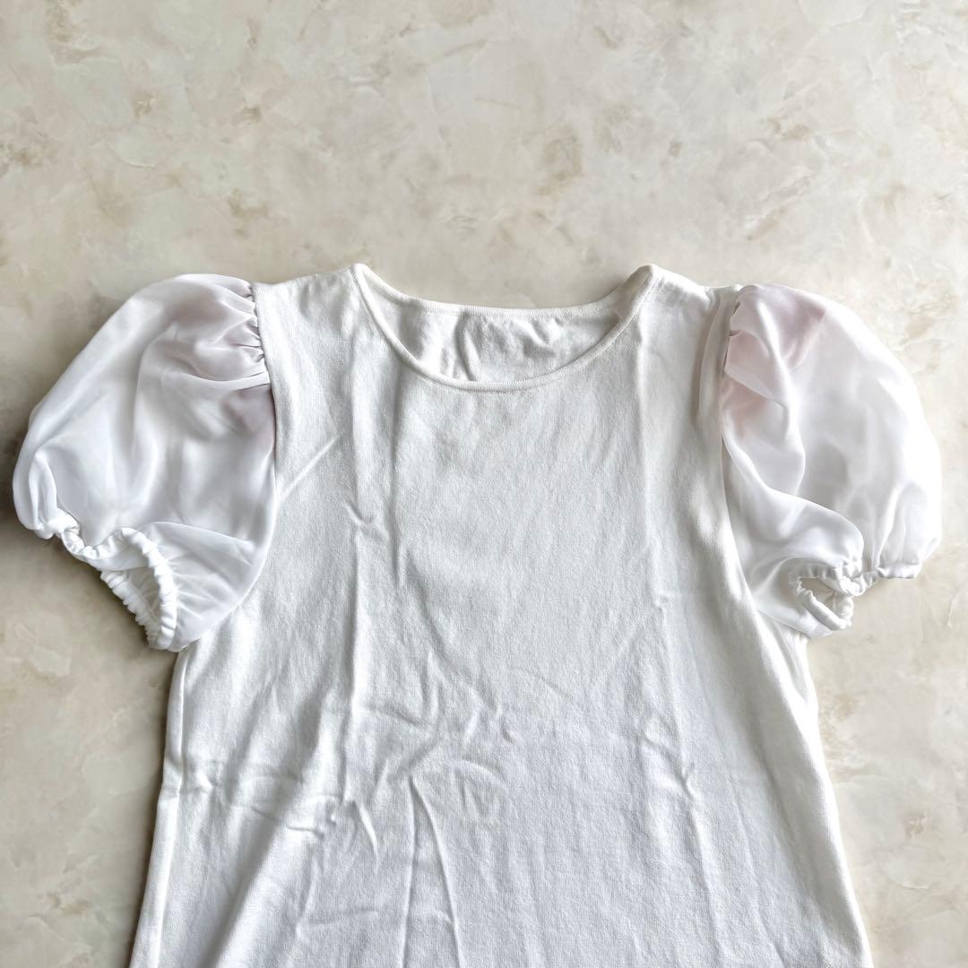 【DAISY LIN for FOXEY】パフスリーブトップス 白 40 フレア