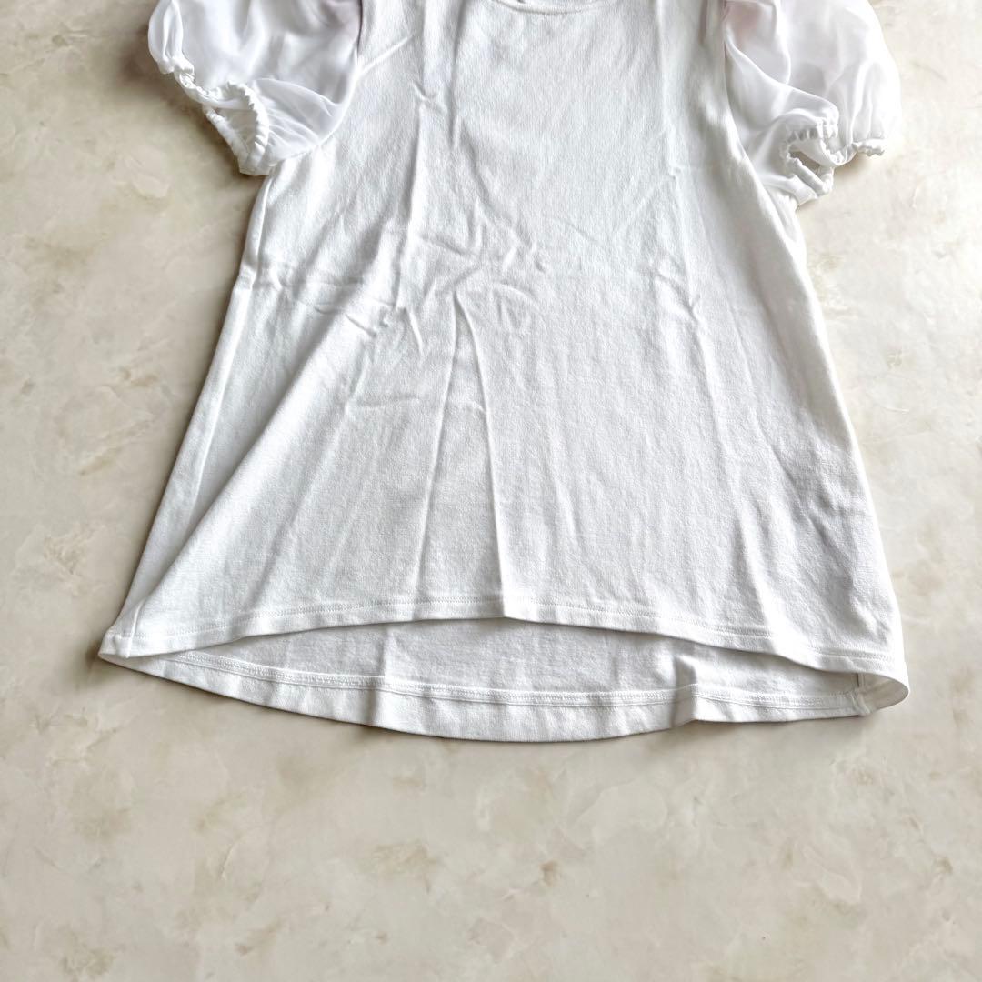 【DAISY LIN for FOXEY】パフスリーブトップス 白 40 フレア