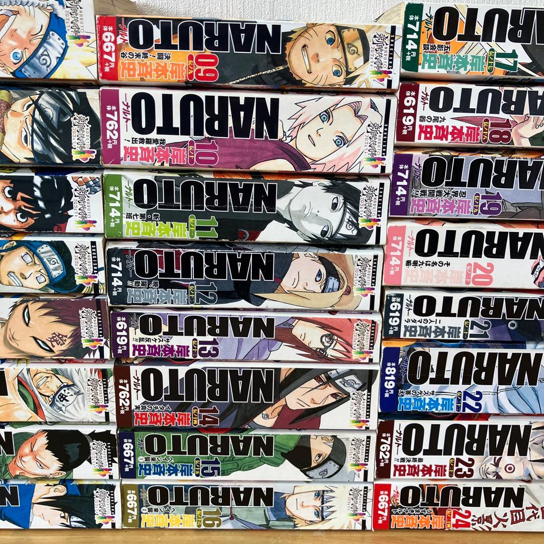 ナルト コンビニ版 全巻24巻コミックセット