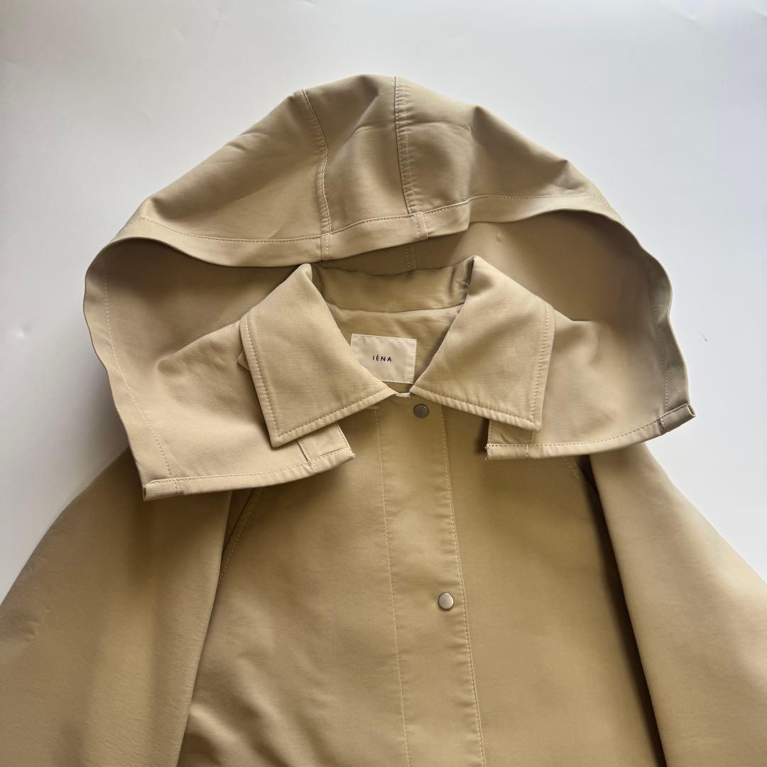 極美品　IENA トリプルクロスフードコート　ベージュ