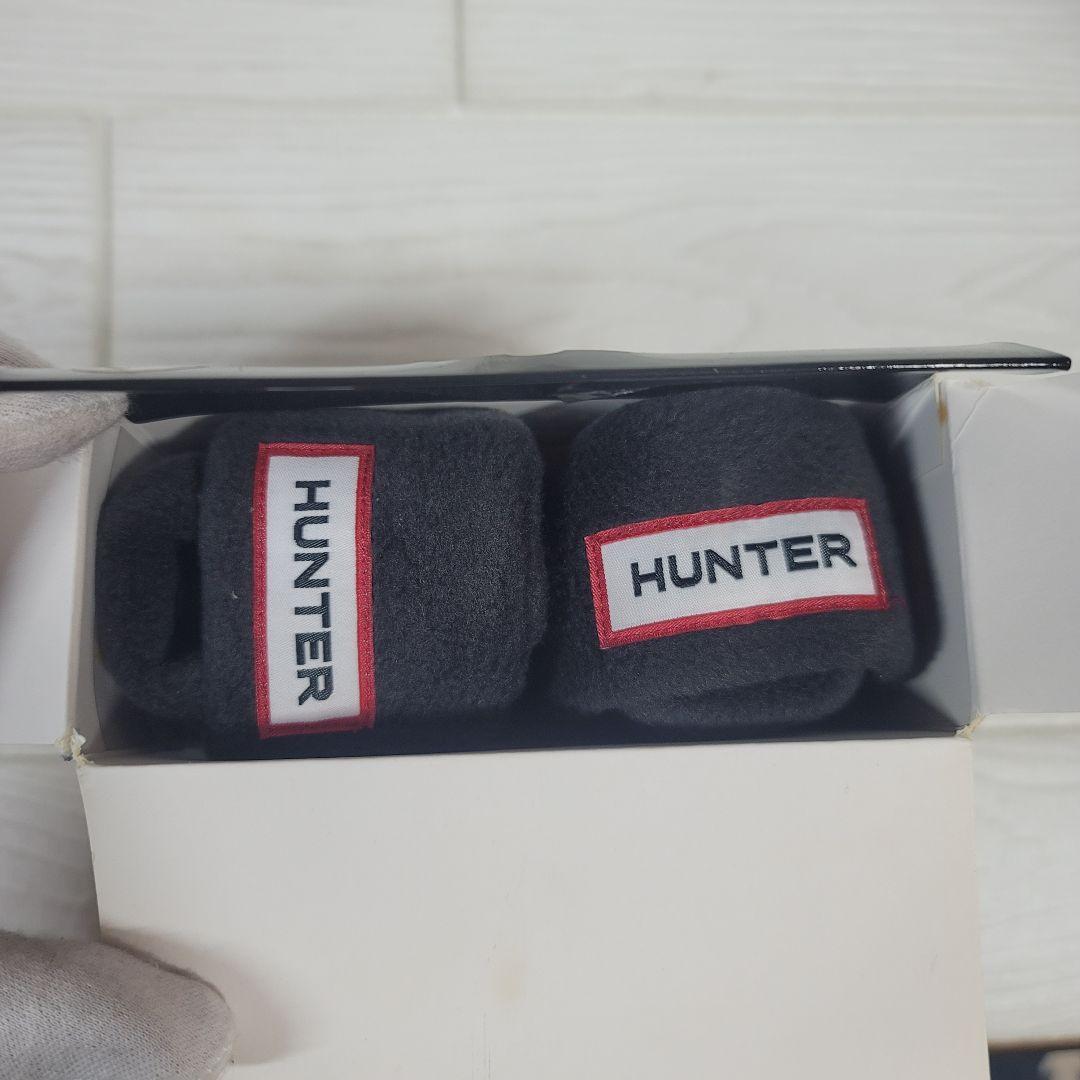 【美品】HUNTER ロングレインブーツ UK5(24cm) 【ソックス付属】