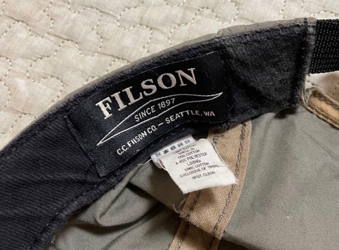 K*i様 FILSON フィルソン　キャップ　ロングビル
