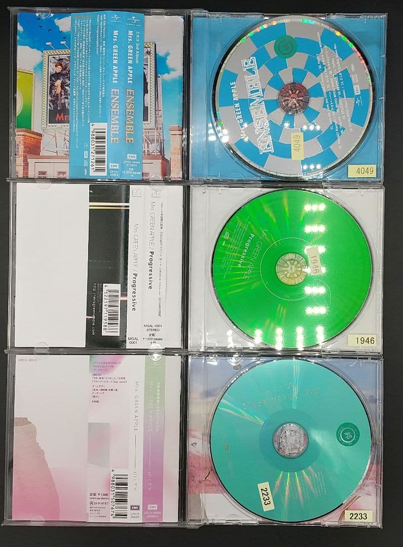 Mrs.GREEN APPLE CD6枚セット！