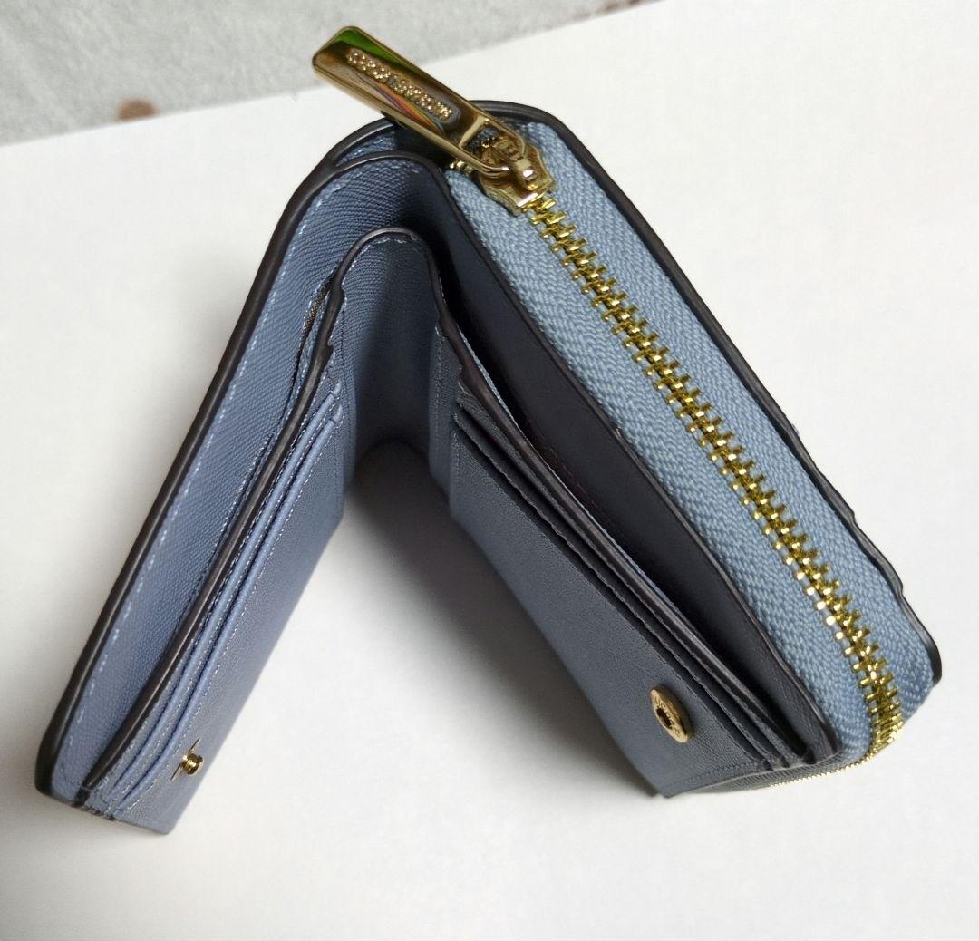 MICHAEL KORS 二つ折り財布 ライトブルー