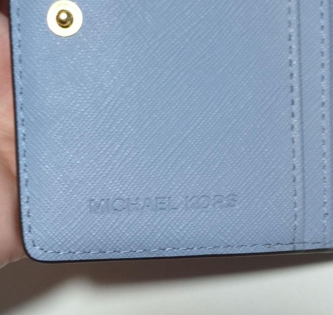 MICHAEL KORS 二つ折り財布 ライトブルー