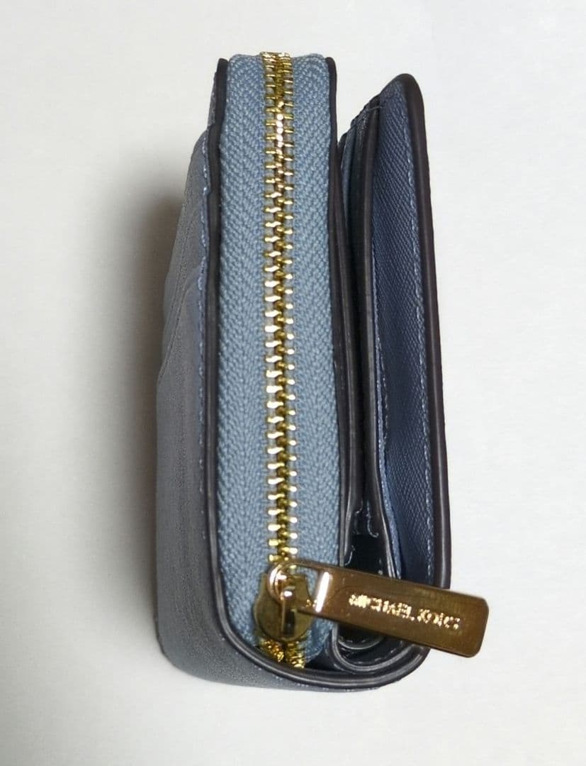 MICHAEL KORS 二つ折り財布 ライトブルー