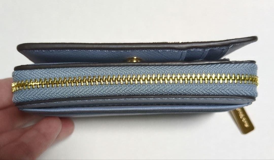 MICHAEL KORS 二つ折り財布 ライトブルー